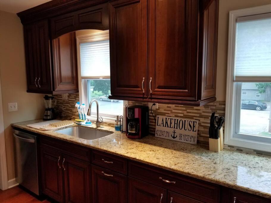 Chain O Lakes Nautical 4Bed 3Bath Waterfront With Bonus Room, Large Deck And Hot Tub Fox Lake Exteriér fotografie